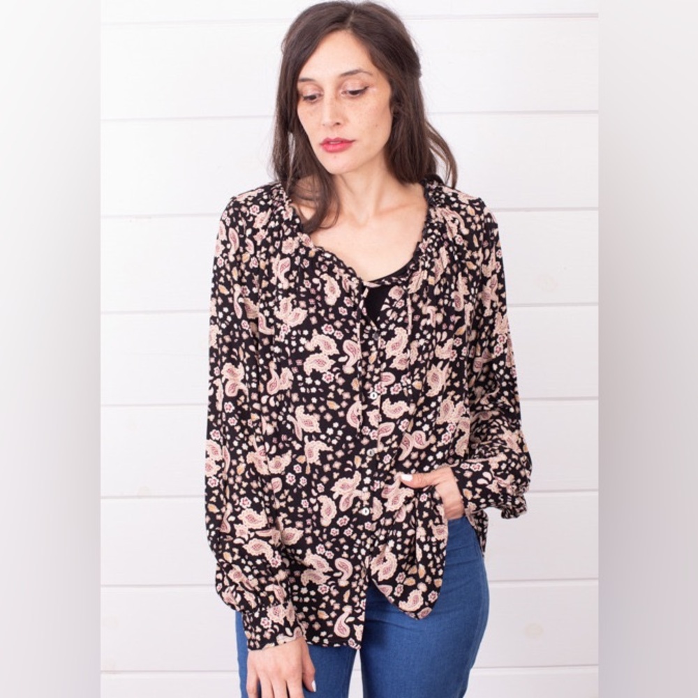 NWHT Z SUPPLY Adella Paisley  TOP